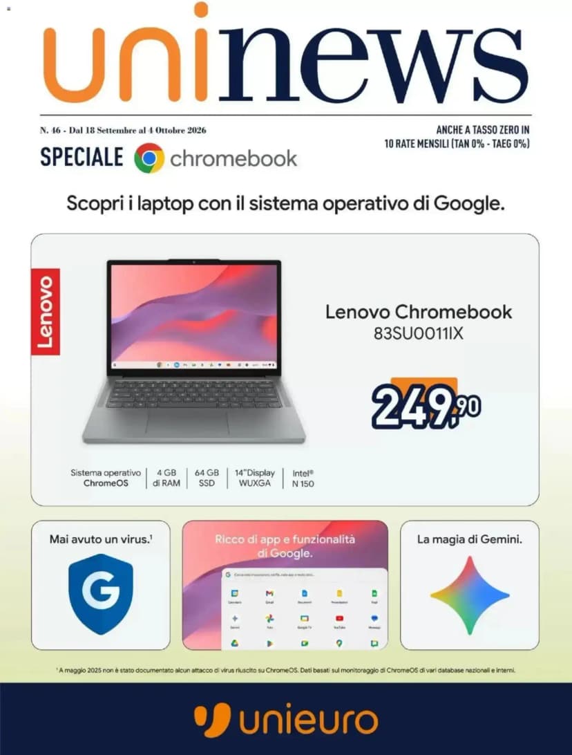 Volantino Unieuro