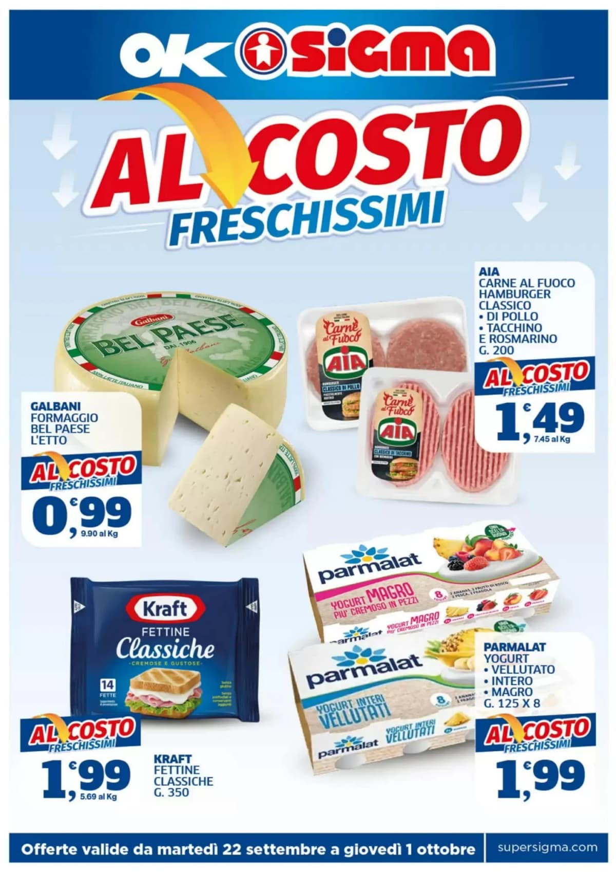 Copertina volantino Ok Sigma