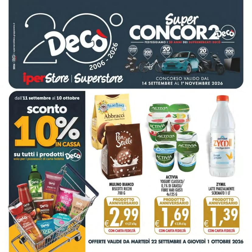 Volantino Decò Superstore