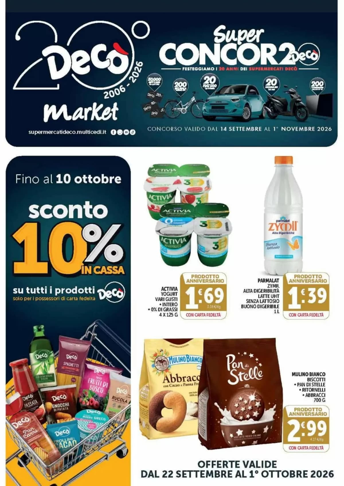 Copertina volantino Decò Market