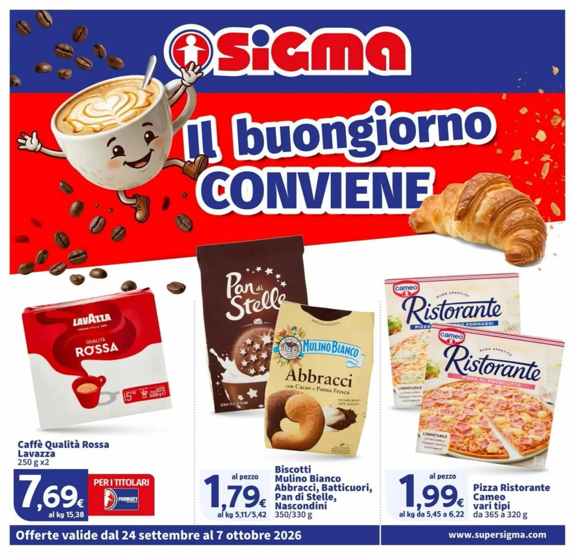 Pagina 1 - Anteprima Volantino Sigma: Offerte valide dal 24 Settembre 2026 al 7 Ottobre 2026