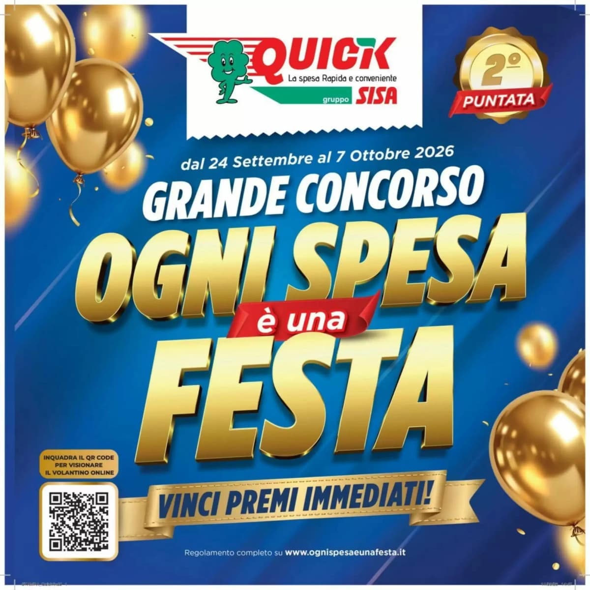 Copertina volantino Quick Sisa