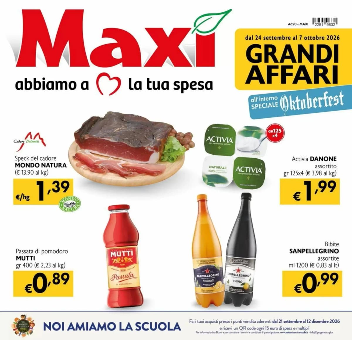 Copertina volantino Maxi Supermercati