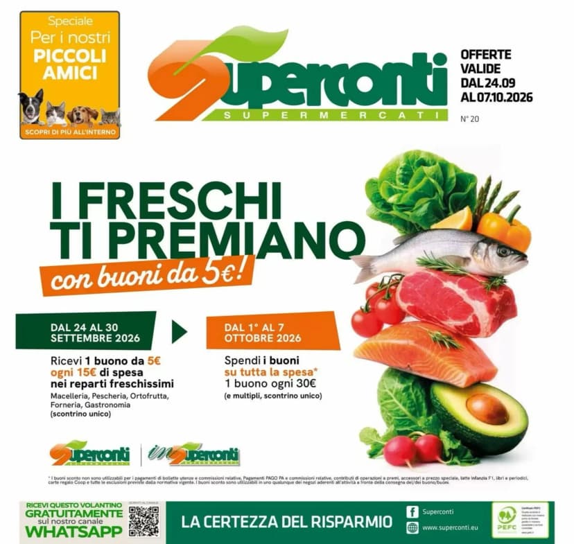 Volantino Grandi Magazzini Superconti