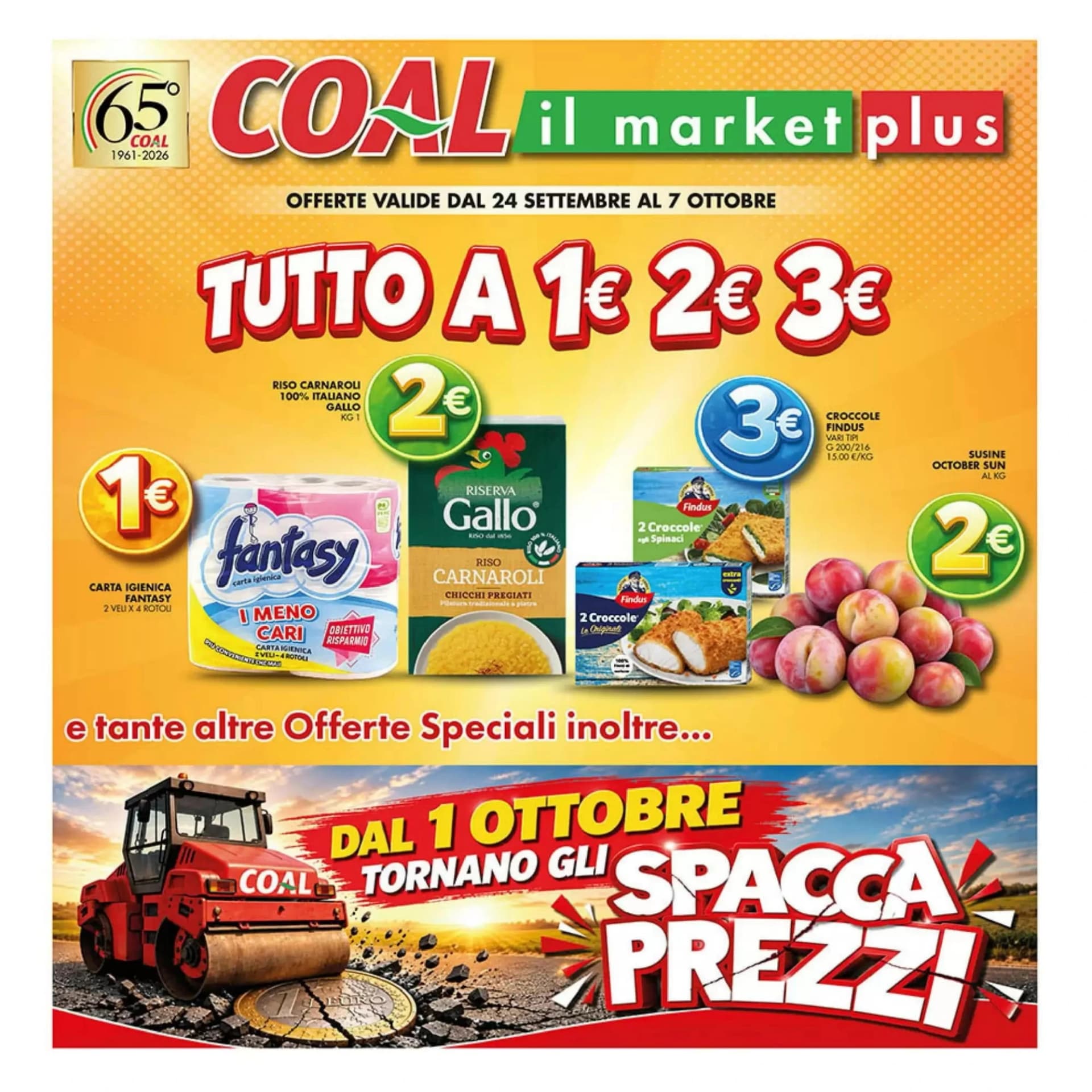 Pagina 1 - Anteprima Volantino Coal: Offerte valide dal 24 Settembre 2026 al 7 Ottobre 2026