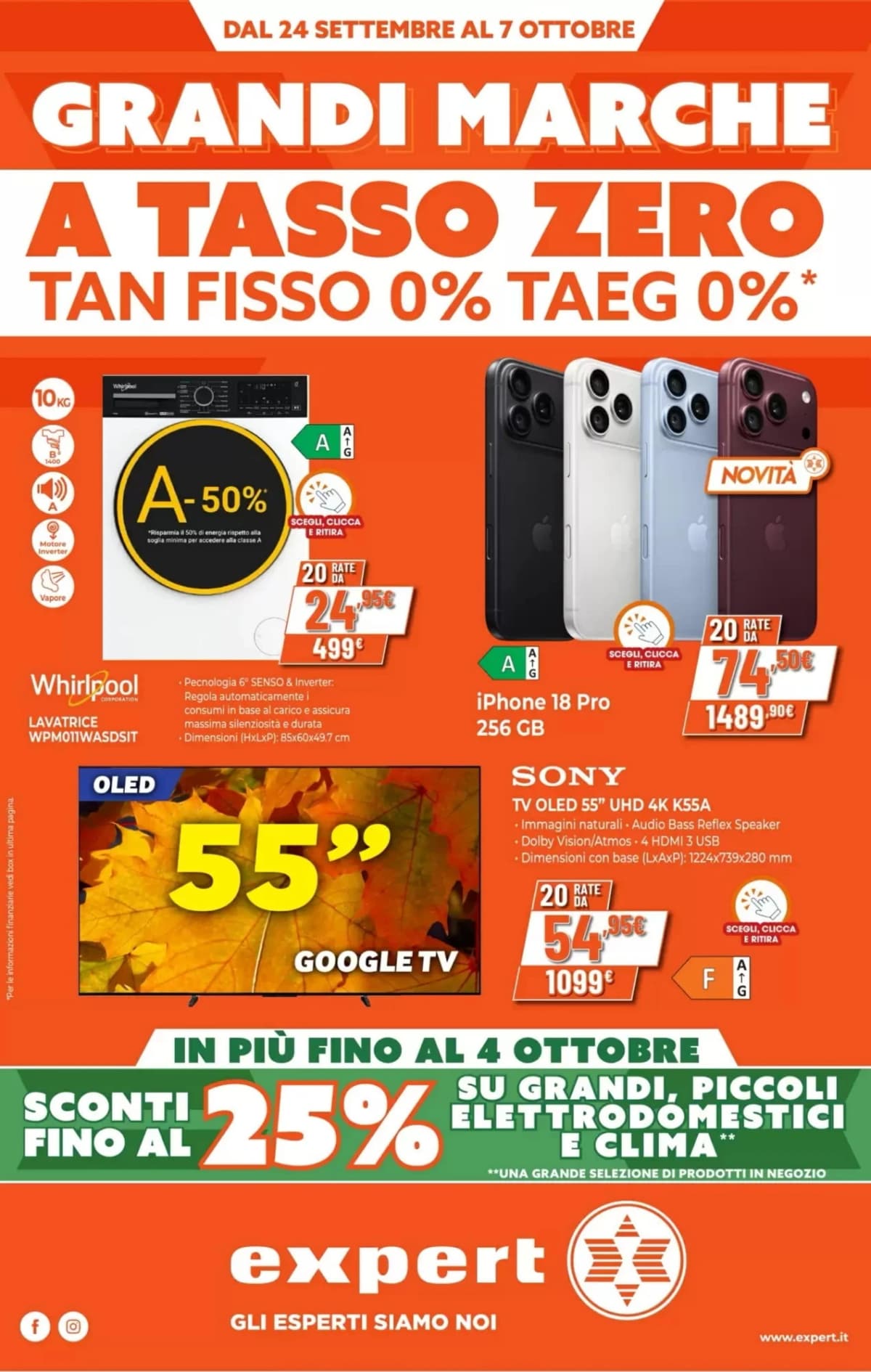 Copertina volantino Expert di Lella
