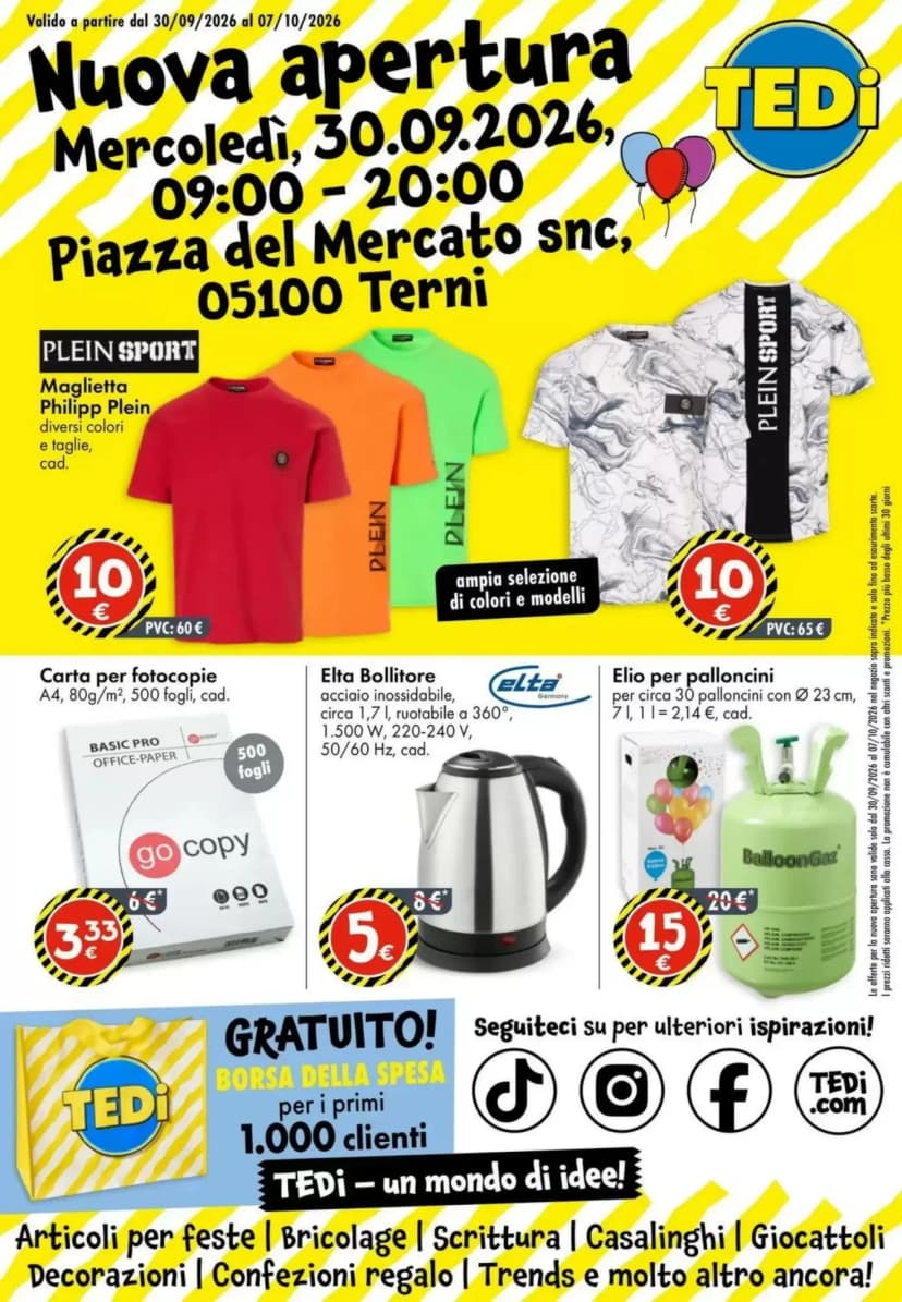 Volantino Tedi