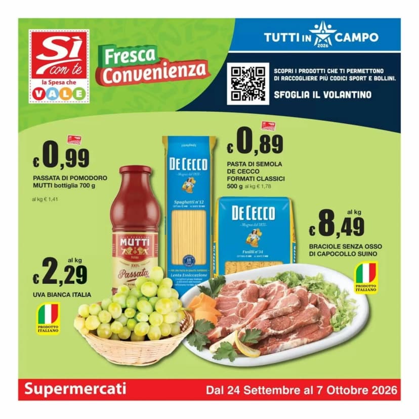 Volantino Si con te supermercato