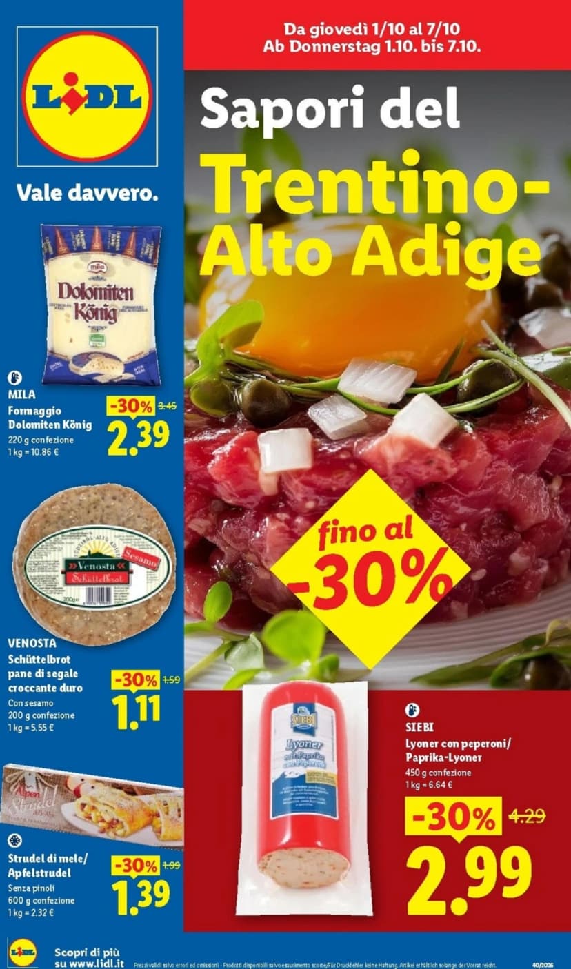 Volantino Lidl