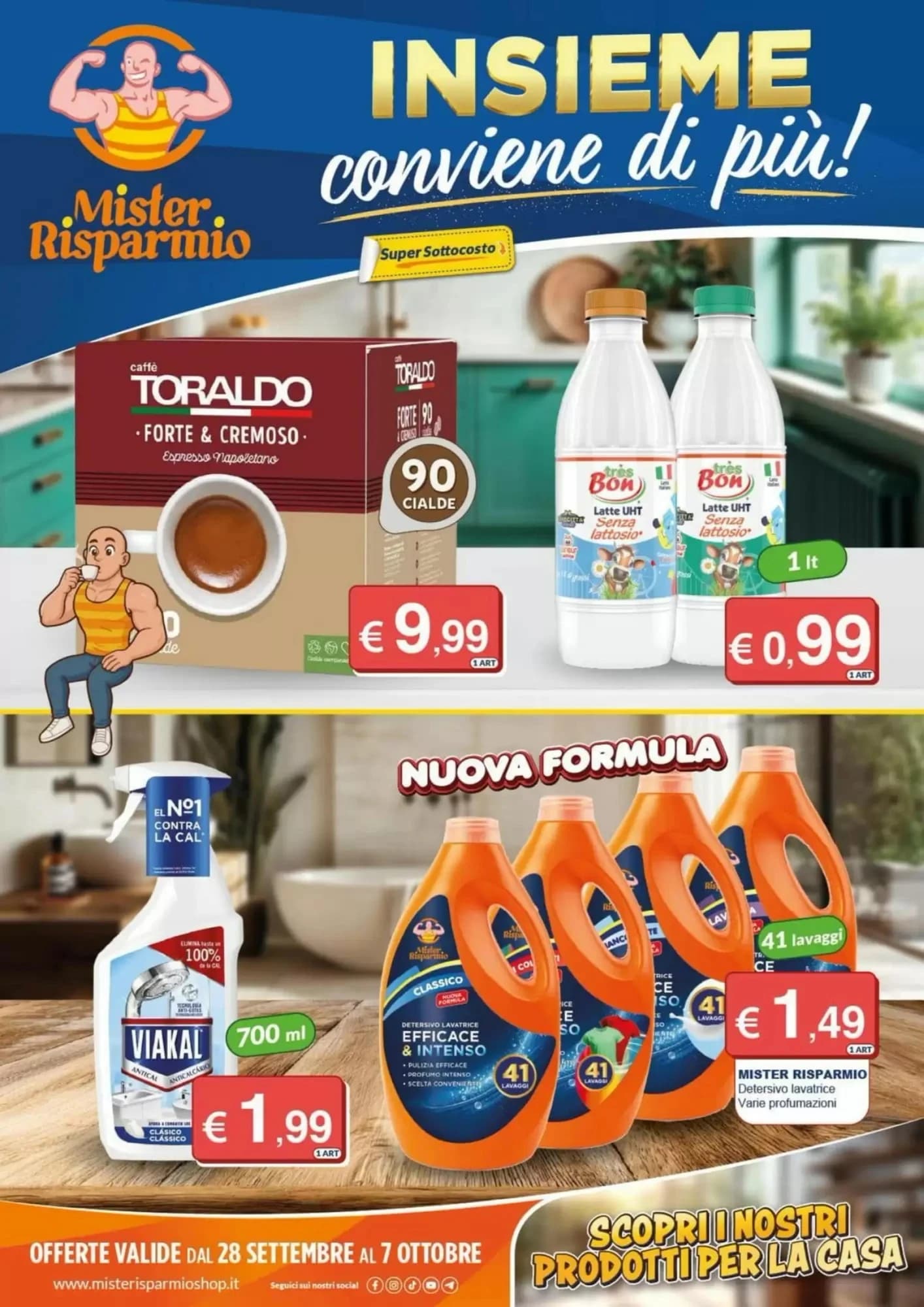Pagina 1 - Anteprima Volantino Mister Risparmio: Offerte valide dal 26 Settembre 2026 al 7 Ottobre 2026