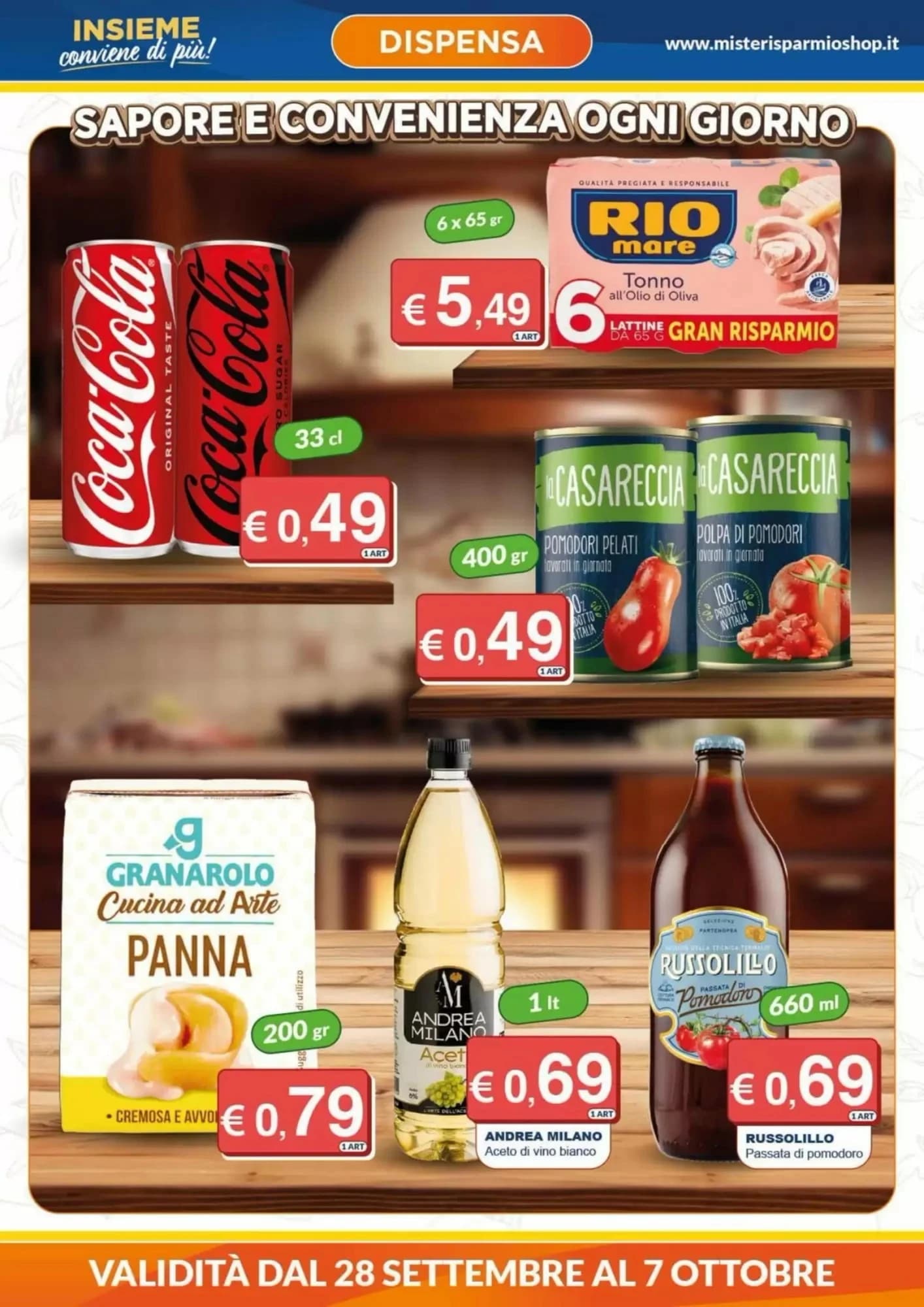 Pagina 2 - Anteprima Volantino Mister Risparmio: Offerte valide dal 26 Settembre 2026 al 7 Ottobre 2026