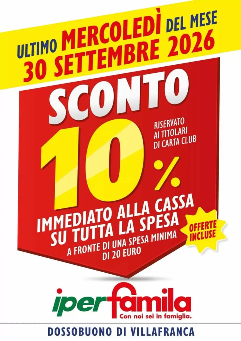 Volantino Iperfamila
