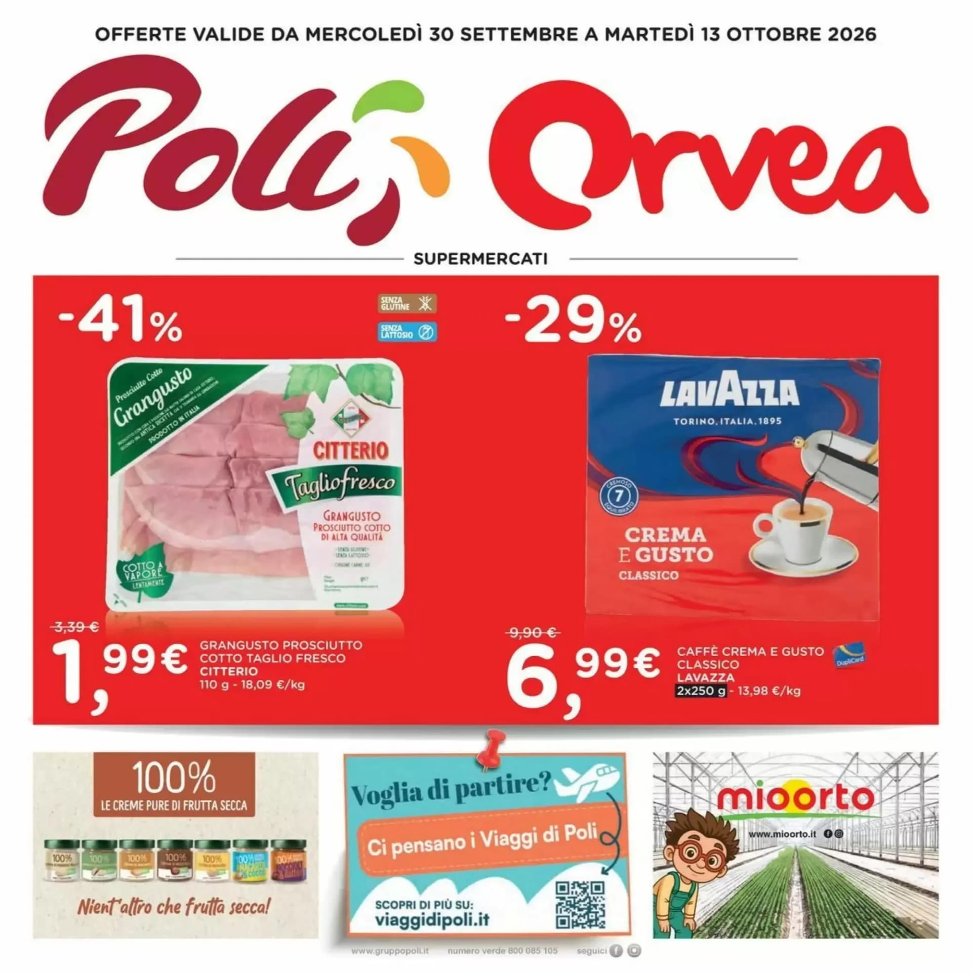 Pagina 1 - Anteprima Volantino Orvea: Offerte valide dal 30 Settembre 2026 al 13 Ottobre 2026