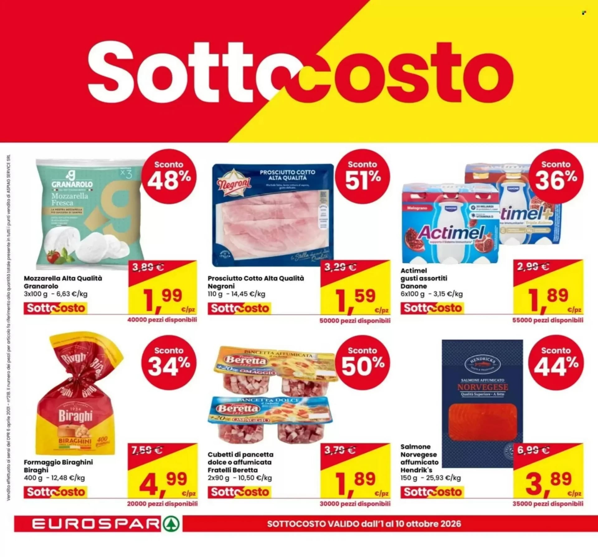 Pagina 2 - Anteprima Volantino Eurospar: Offerte valide dal 1 Ottobre 2026 al 14 Ottobre 2026