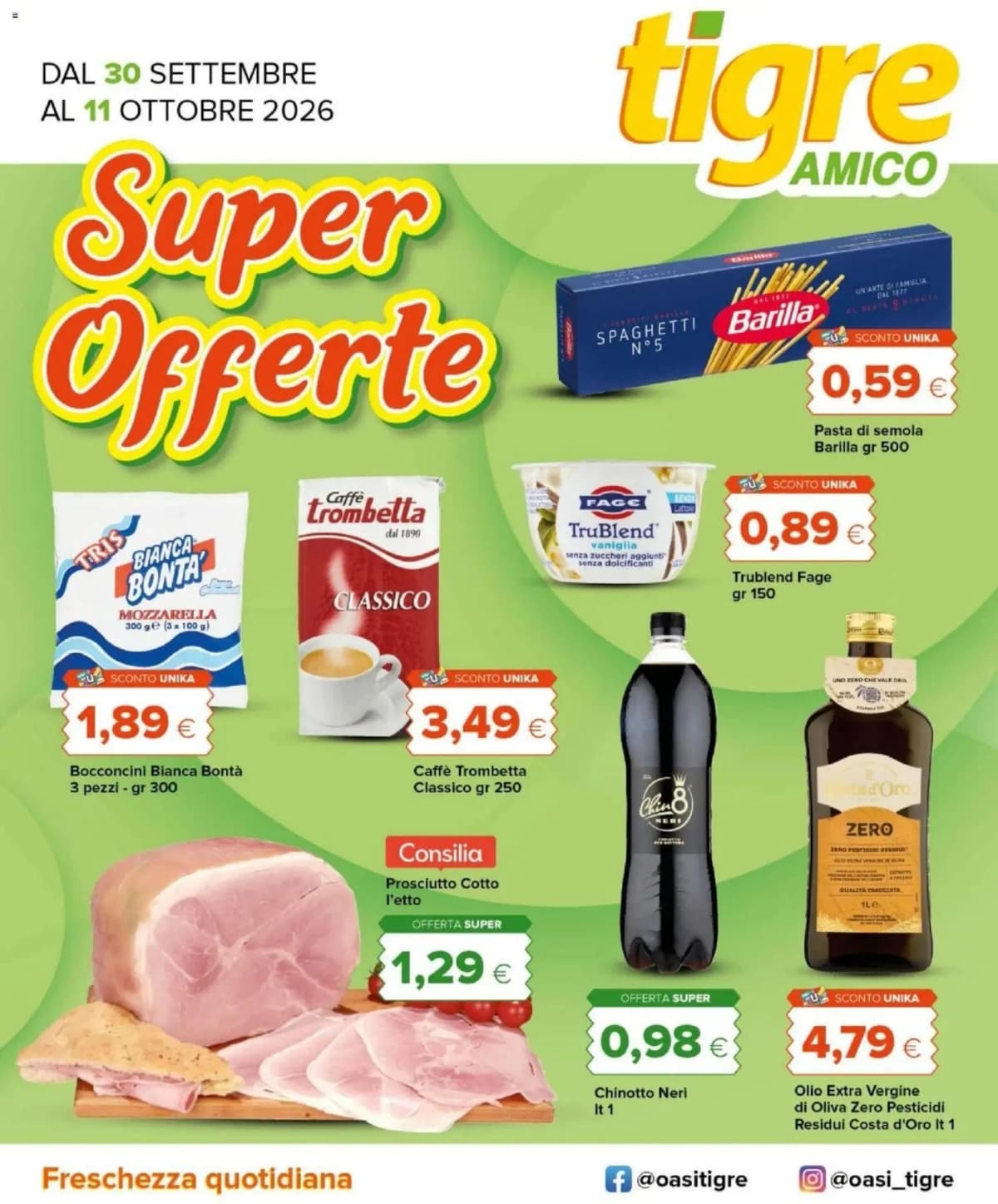 Copertina volantino Tigre amico