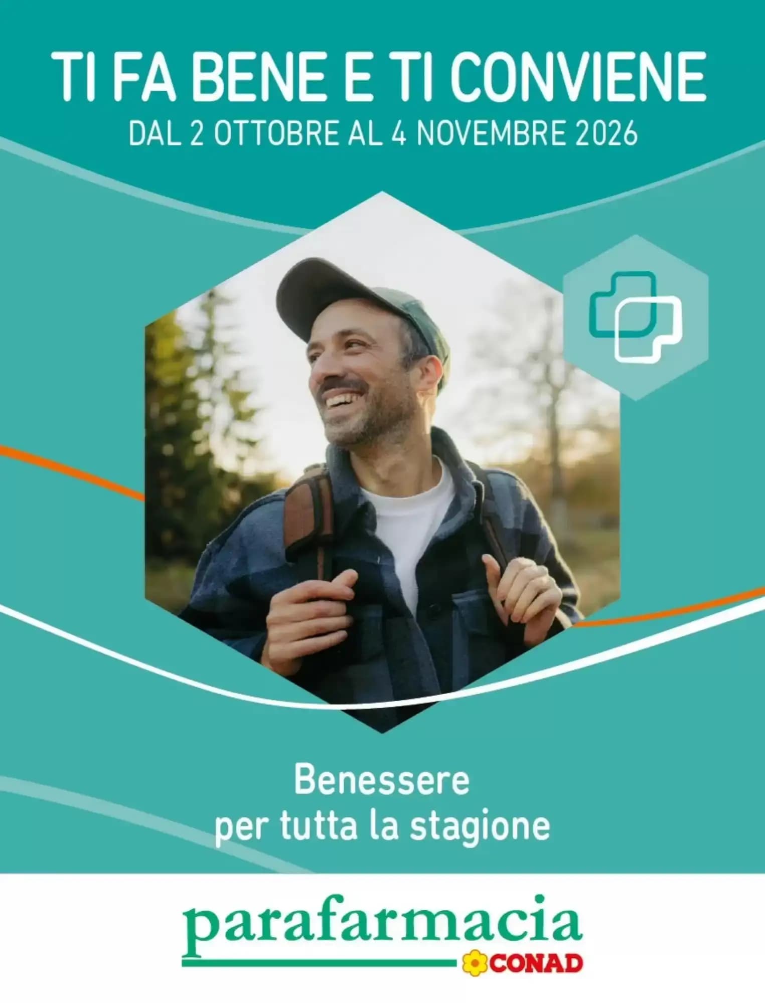 Pagina 1 - Anteprima Volantino Parafarmacia Conad: Offerte valide dal 2 Ottobre 2026 al 4 Novembre 2026