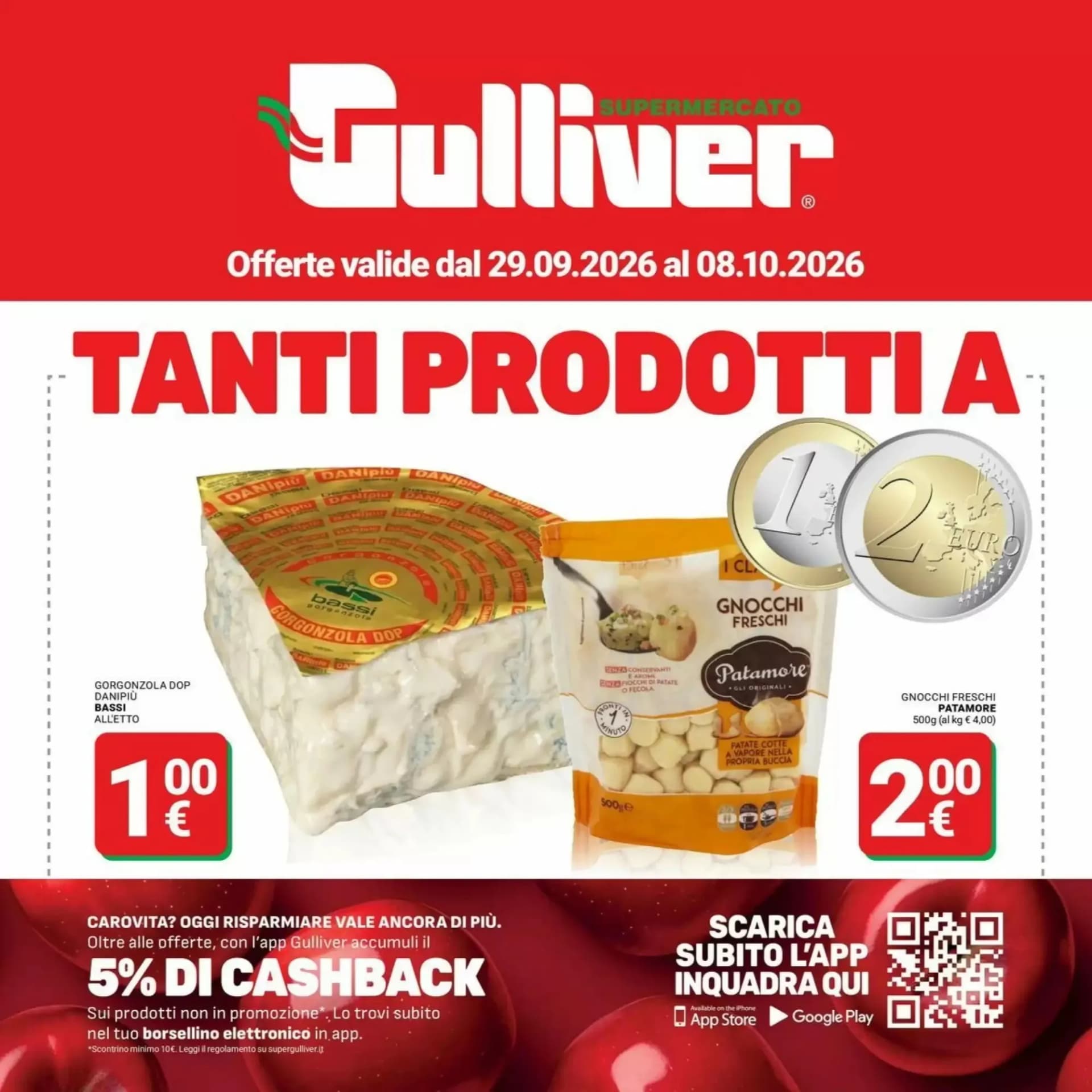 Pagina 1 - Anteprima Volantino Gulliver: Offerte valide dal 29 Settembre 2026 al 8 Ottobre 2026