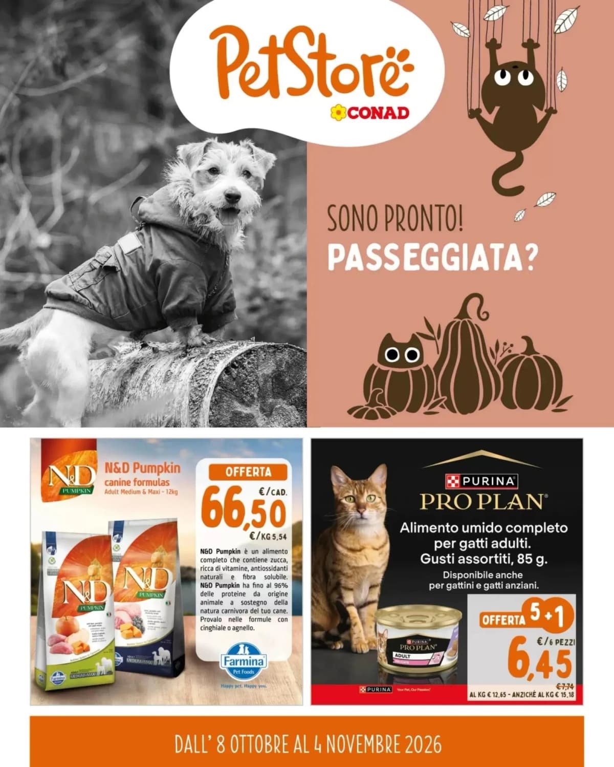Copertina volantino Conad Pet Store