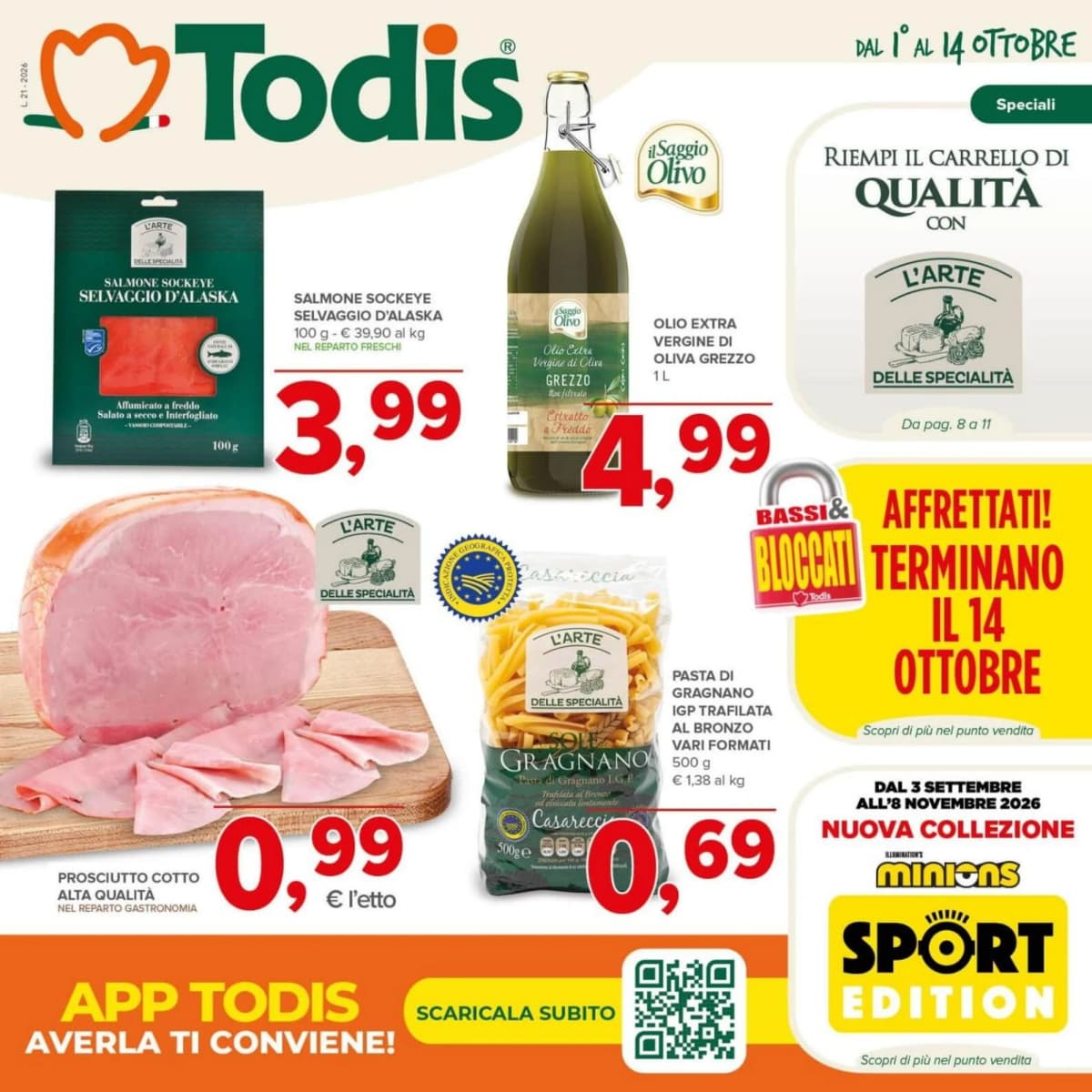 Copertina volantino Todis