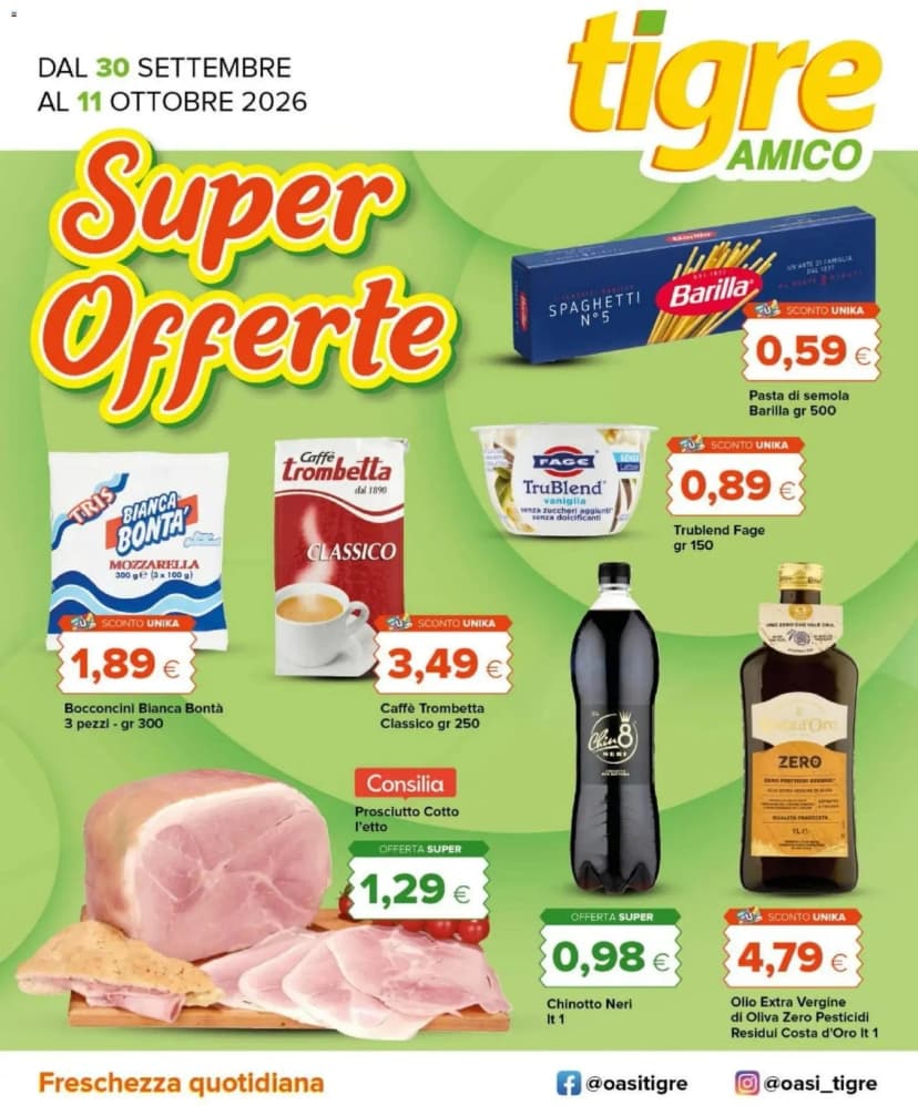 Volantino Tigre