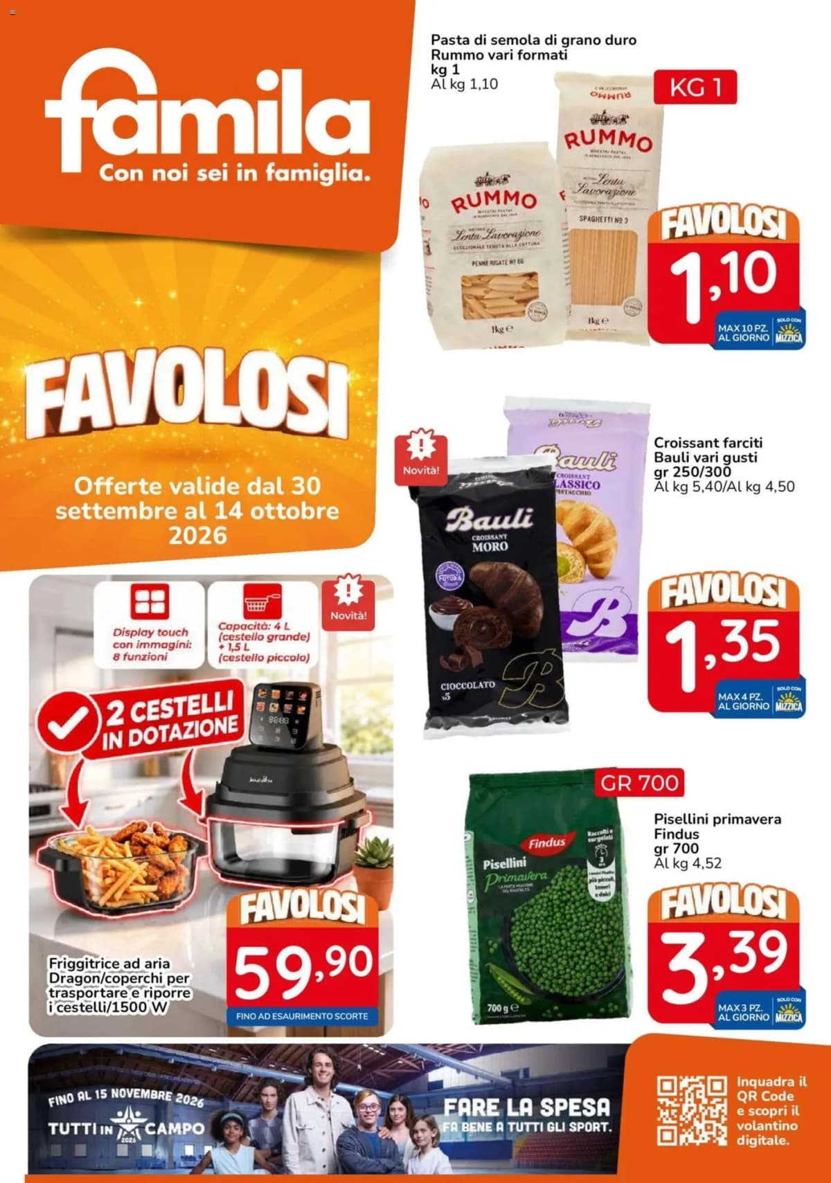 Copertina volantino Famila