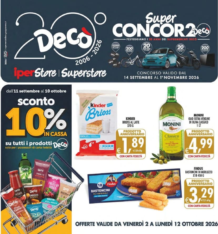 Volantino Decò Supermercati