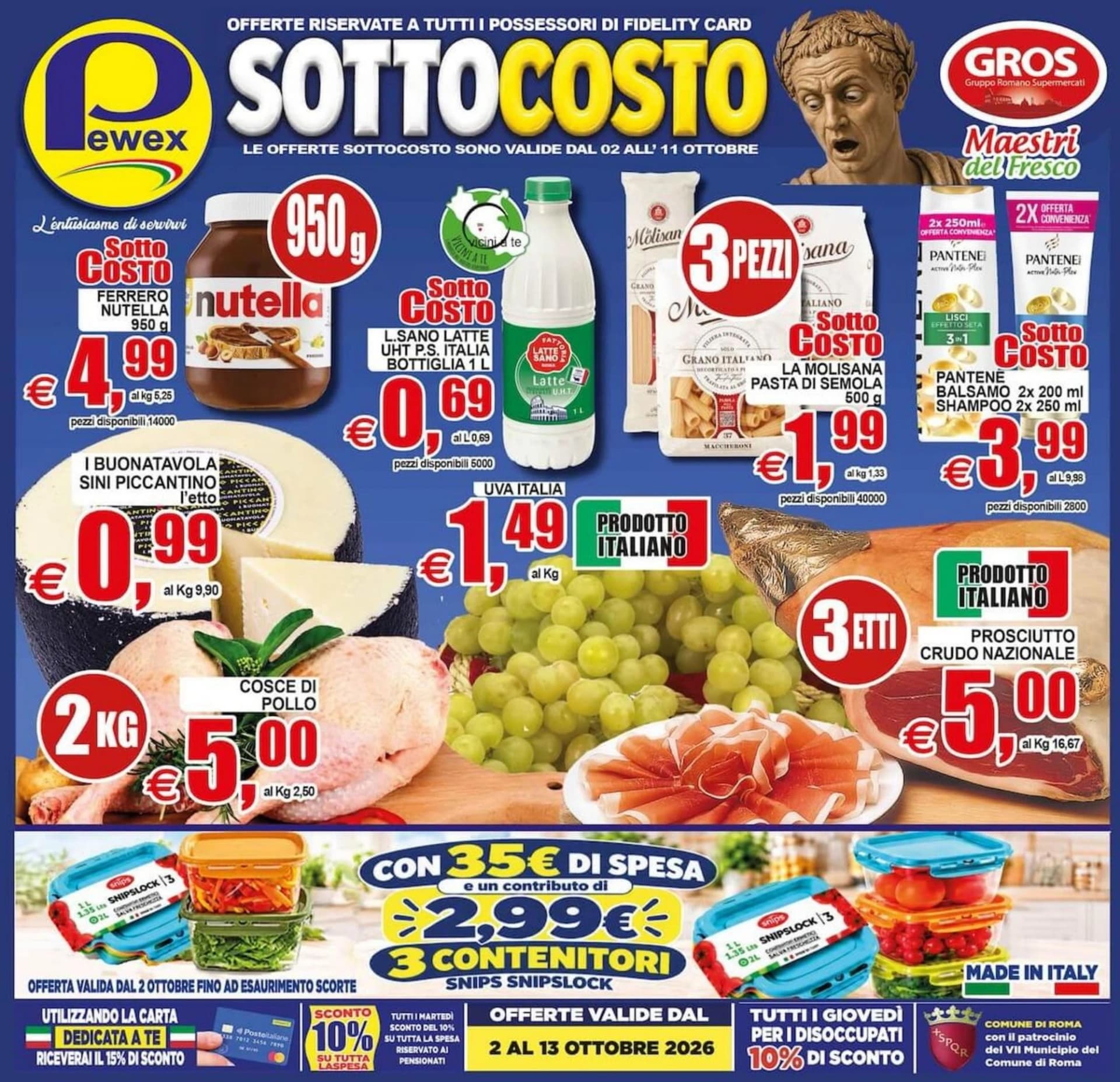 Pagina 1 - Anteprima Volantino Pewex: Offerte valide dal 2 Ottobre 2026 al 13 Ottobre 2026
