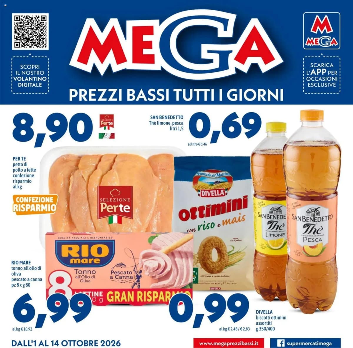 Copertina volantino Mega