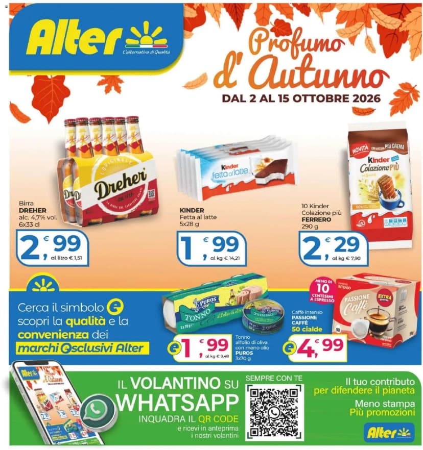 Volantino Alter Discount
