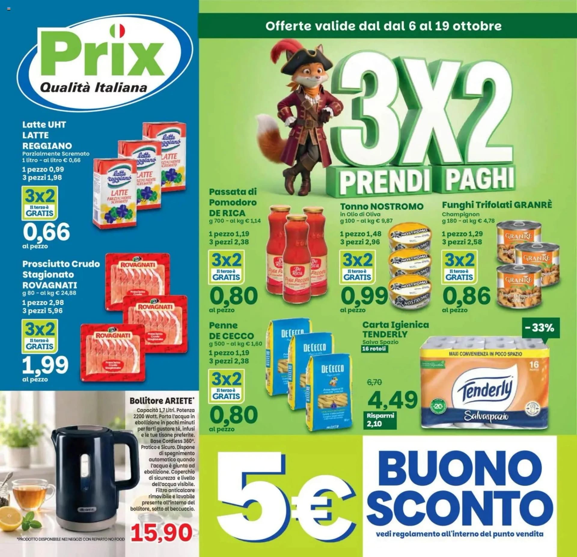 Pagina 1 - Anteprima Volantino Prix: Offerte valide dal 6 Ottobre 2026 al 19 Ottobre 2026