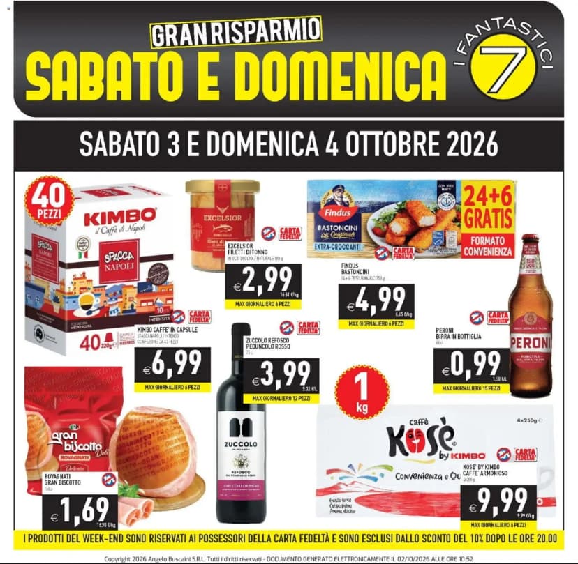 Volantino Pim