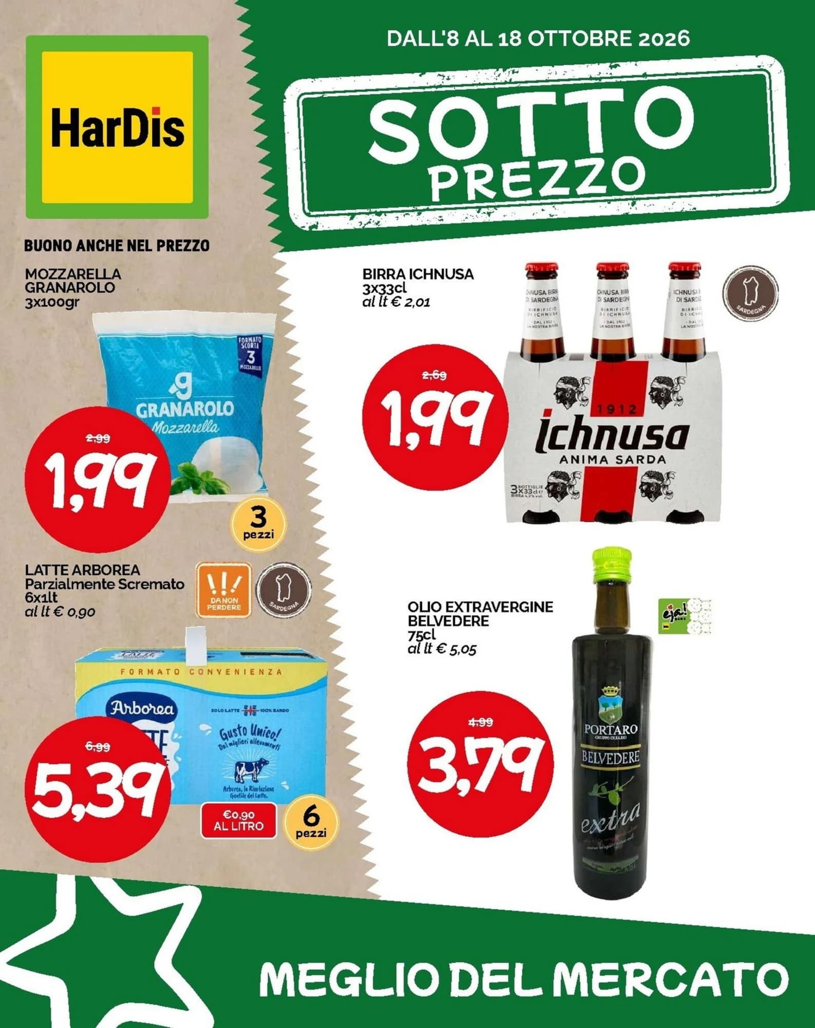 Pagina 1 - Anteprima Volantino Hardis: Offerte valide dal 8 Ottobre 2026 al 18 Ottobre 2026