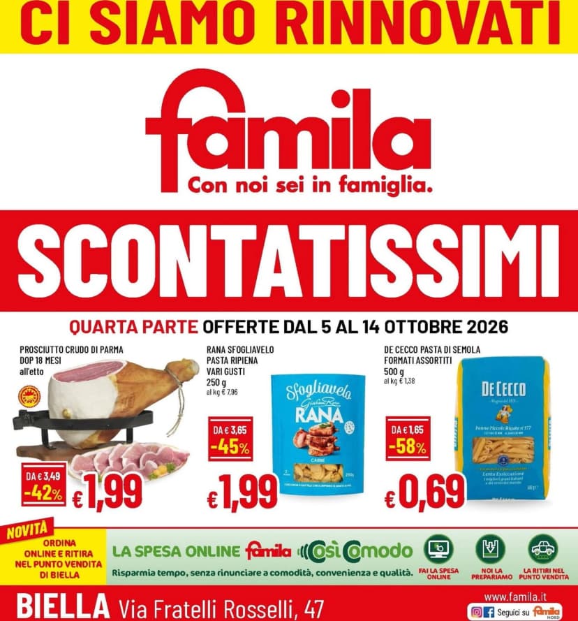 Volantino Famila