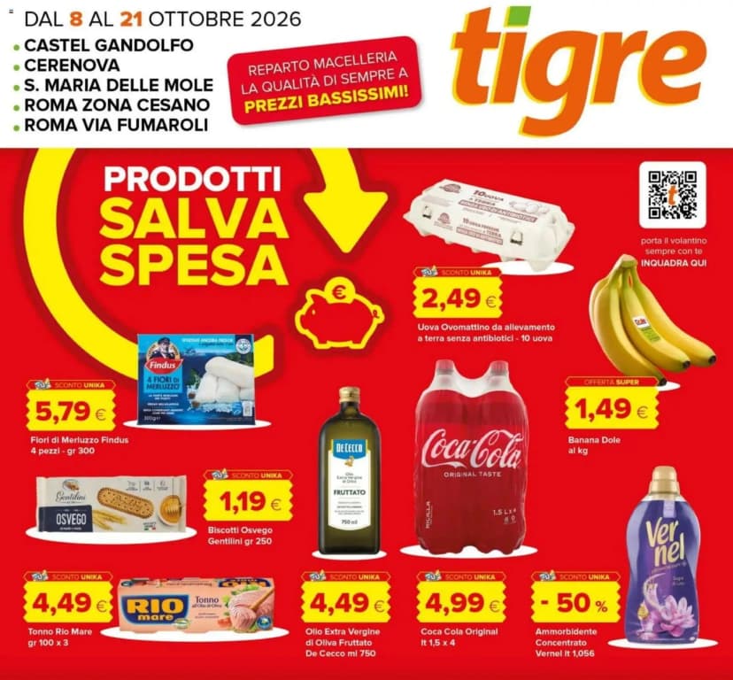 Volantino Tigre