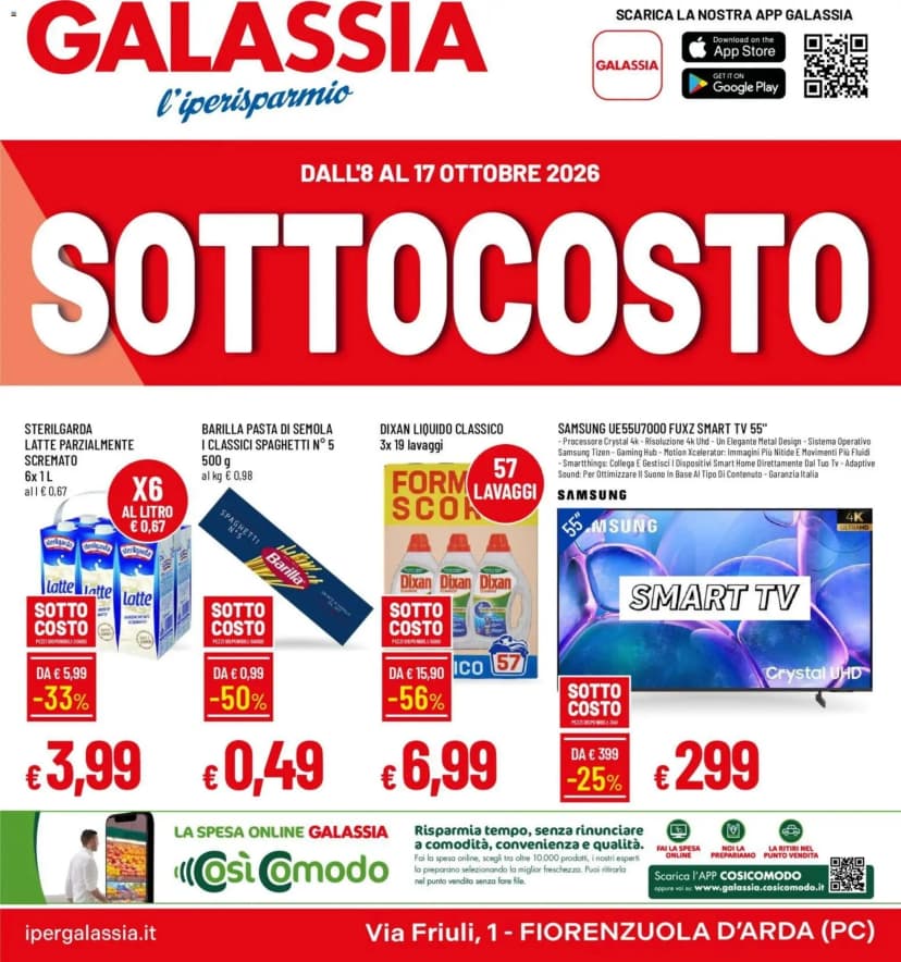 Volantino Galassia
