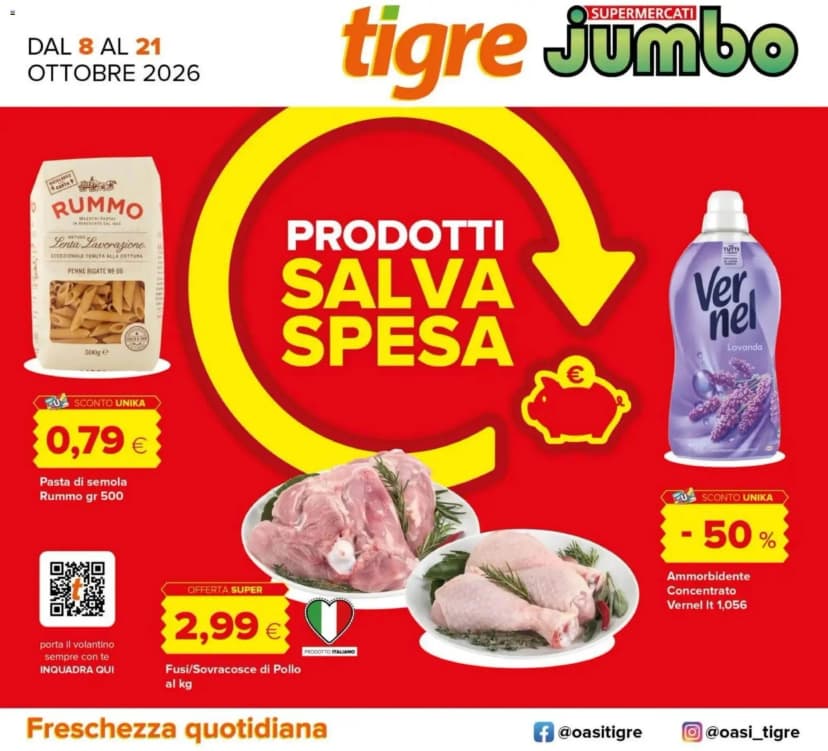 Volantino Tigre