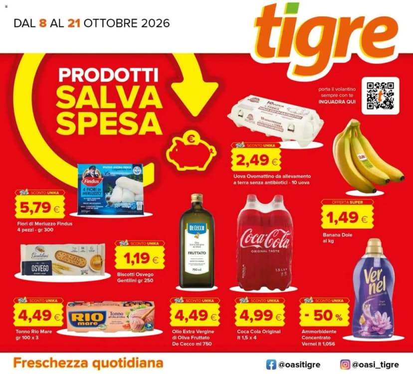 Volantino Tigre