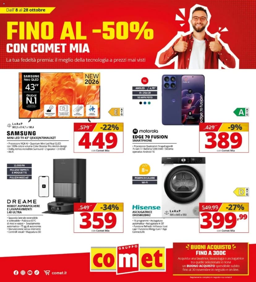 Volantino Comet