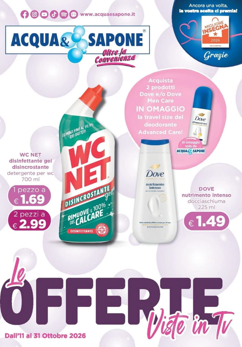 Volantino Acqua & Sapone