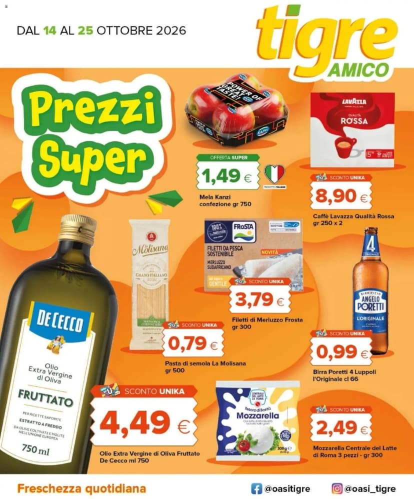 Volantino Tigre