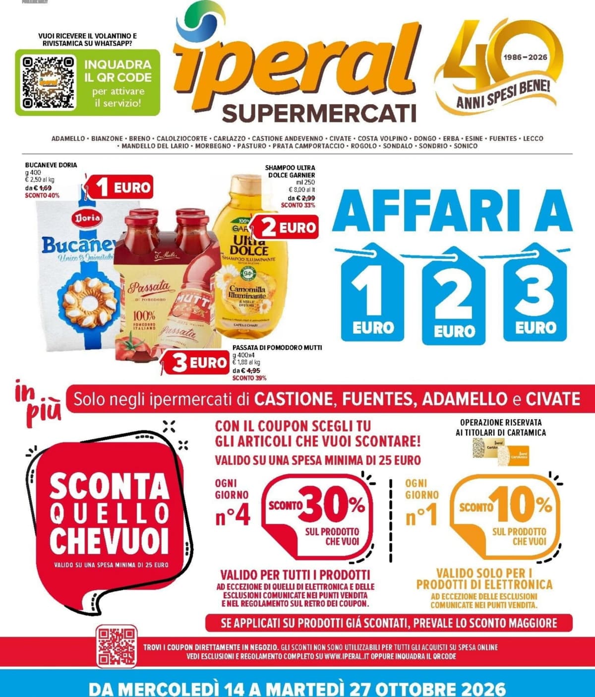 Copertina volantino Iperal