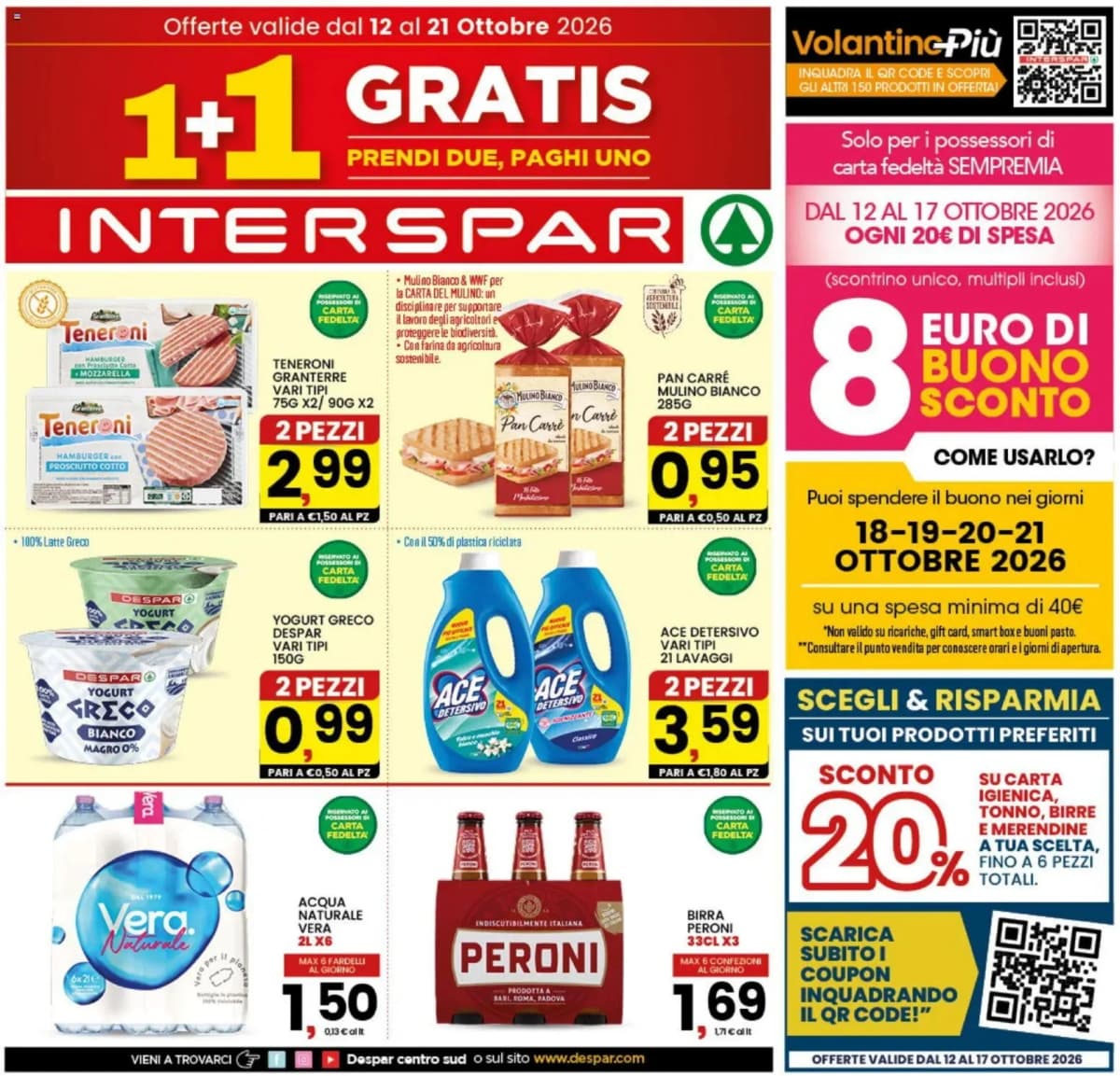 Copertina volantino Interspar