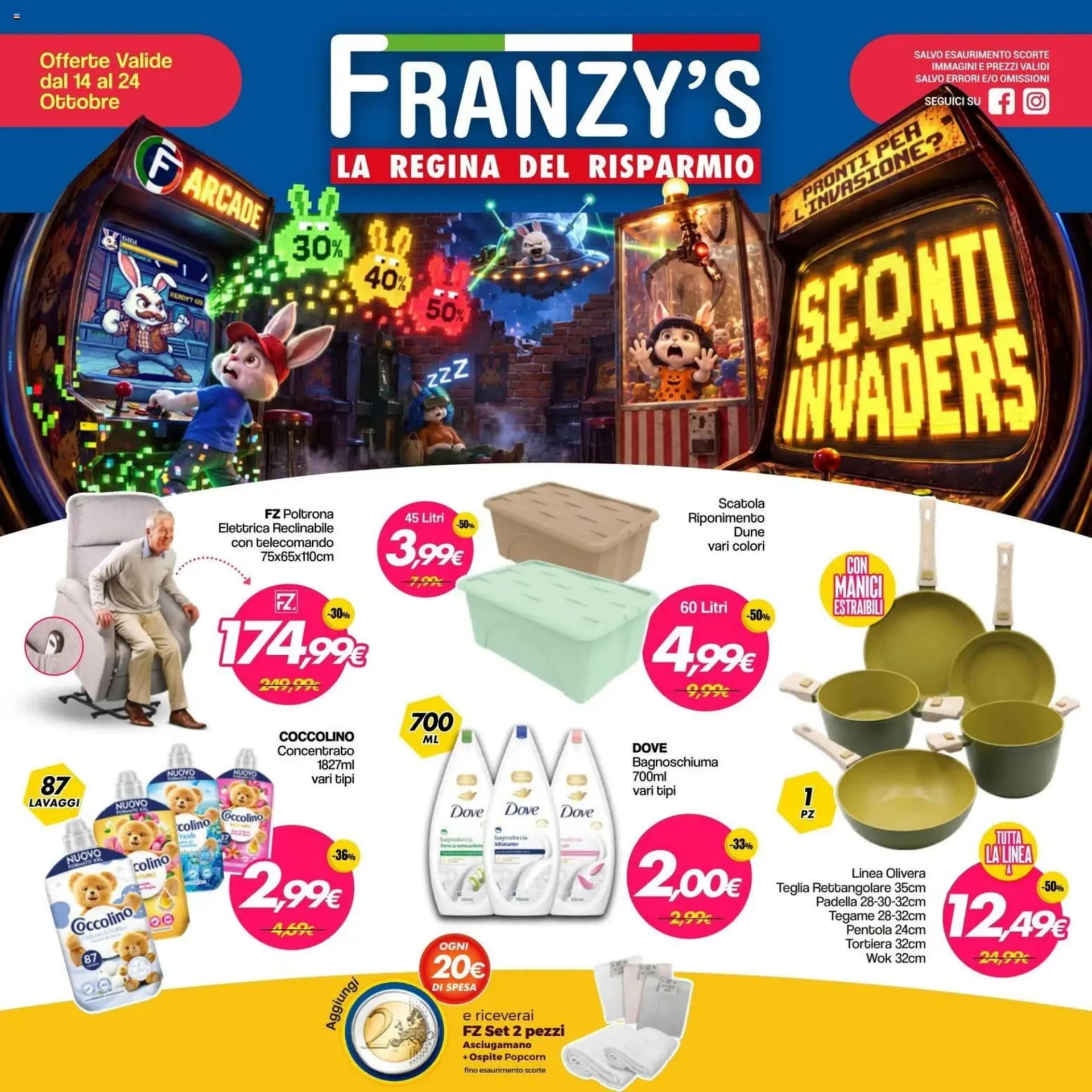 Pagina 1 - Anteprima Volantino Franzys: Offerte valide dal 14 Ottobre 2026 al 24 Ottobre 2026