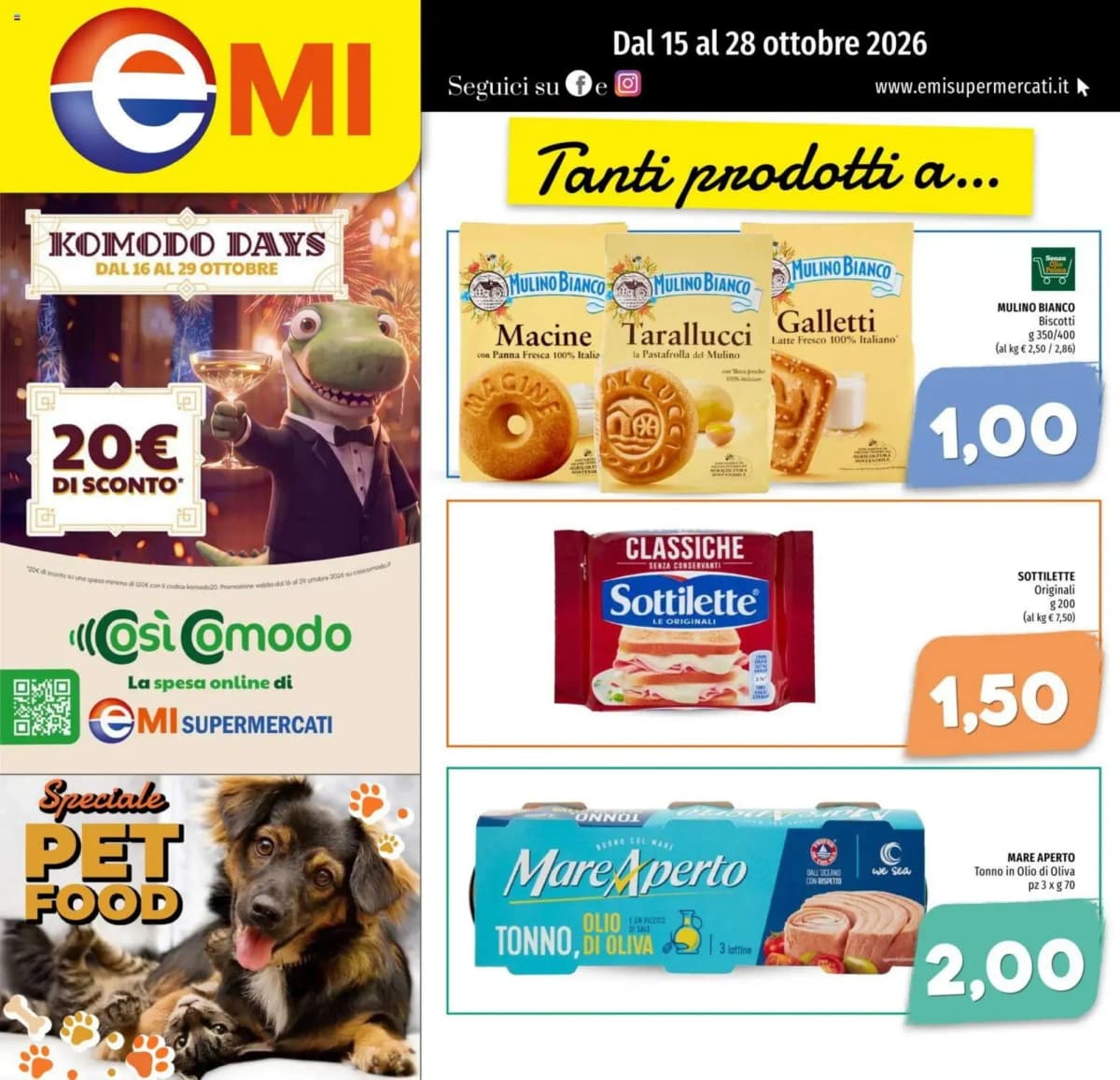 Copertina volantino Emi Supermercato