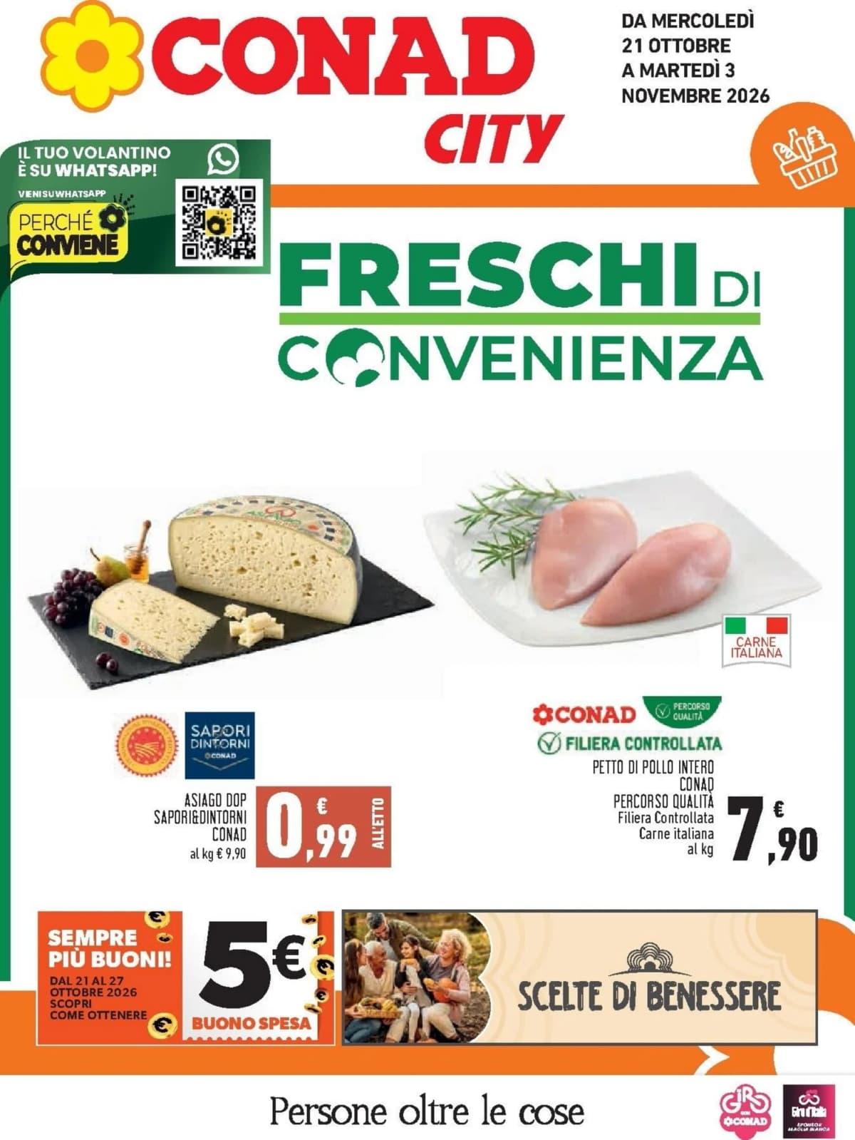 Copertina volantino Conad City