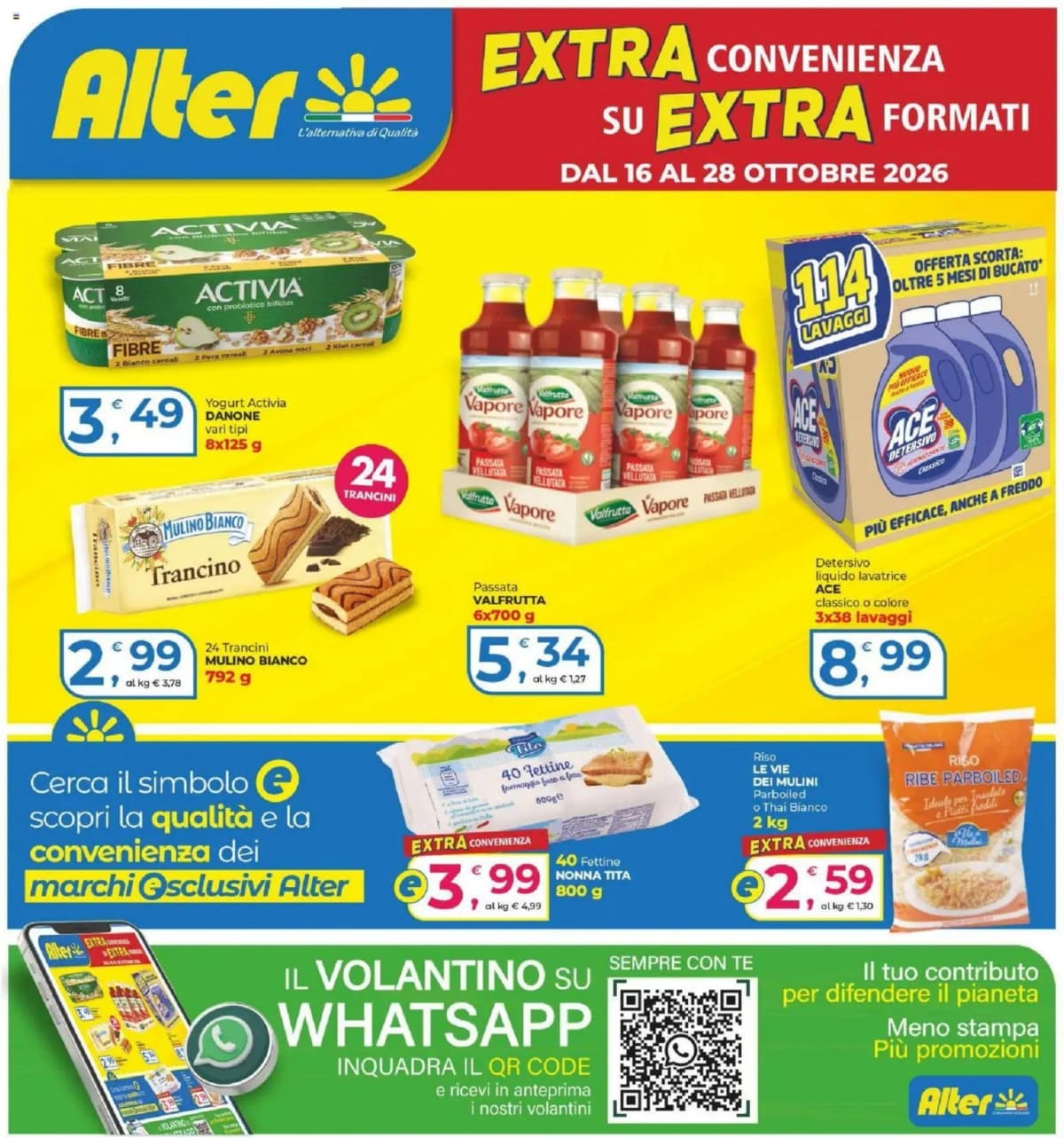 Copertina volantino Alter Discount