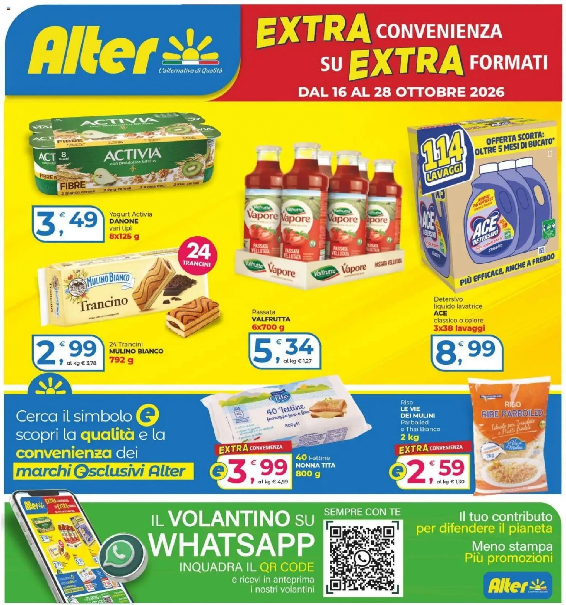 Pagina 1 - Anteprima Volantino Alter Discount: Offerte valide dal 16 Ottobre 2026 al 28 Ottobre 2026