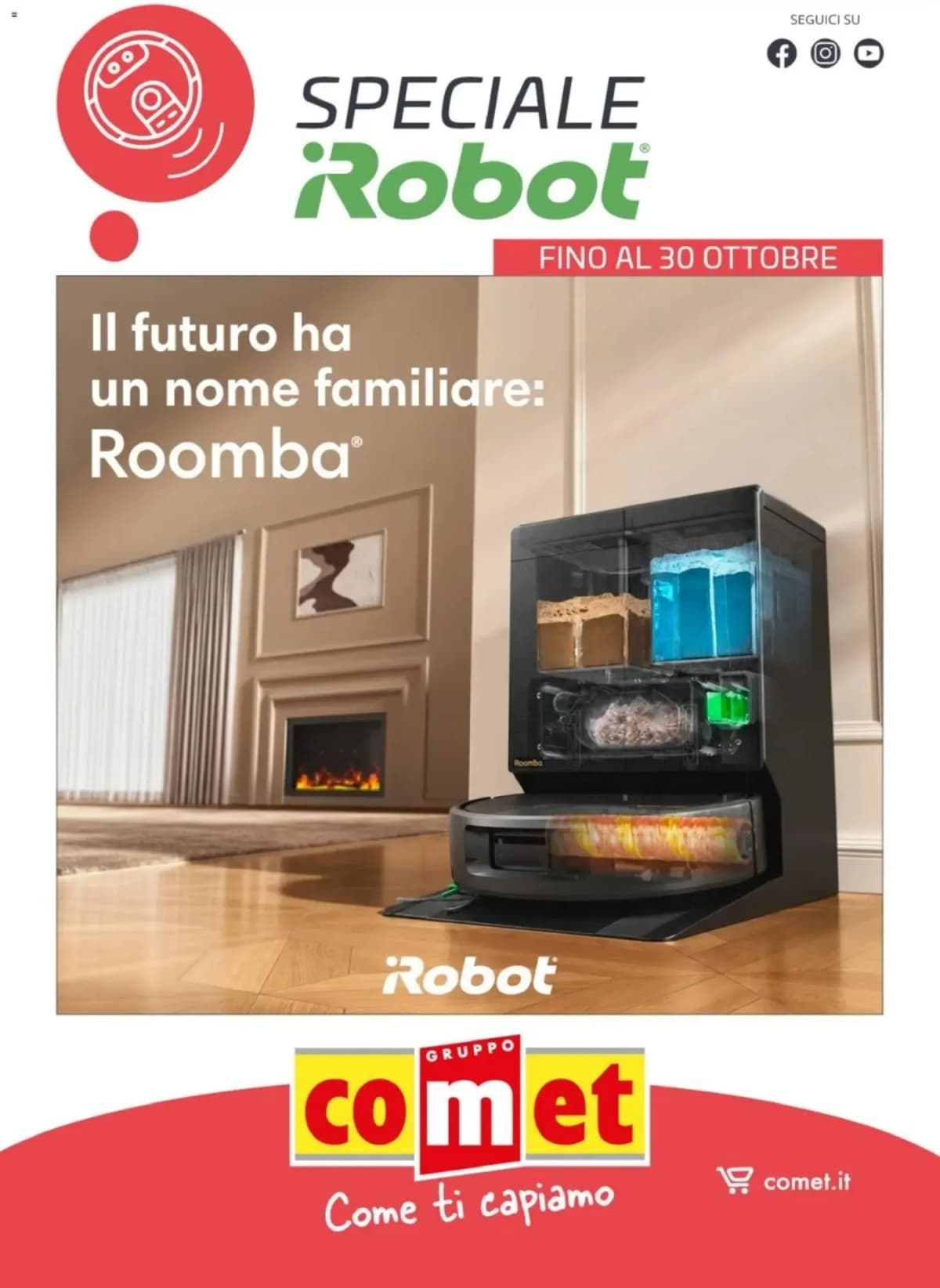 Copertina volantino Comet