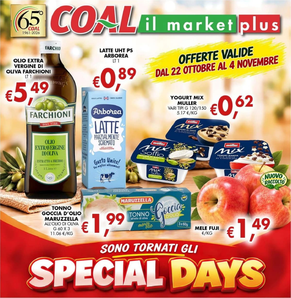 Copertina volantino Supermercato Coal