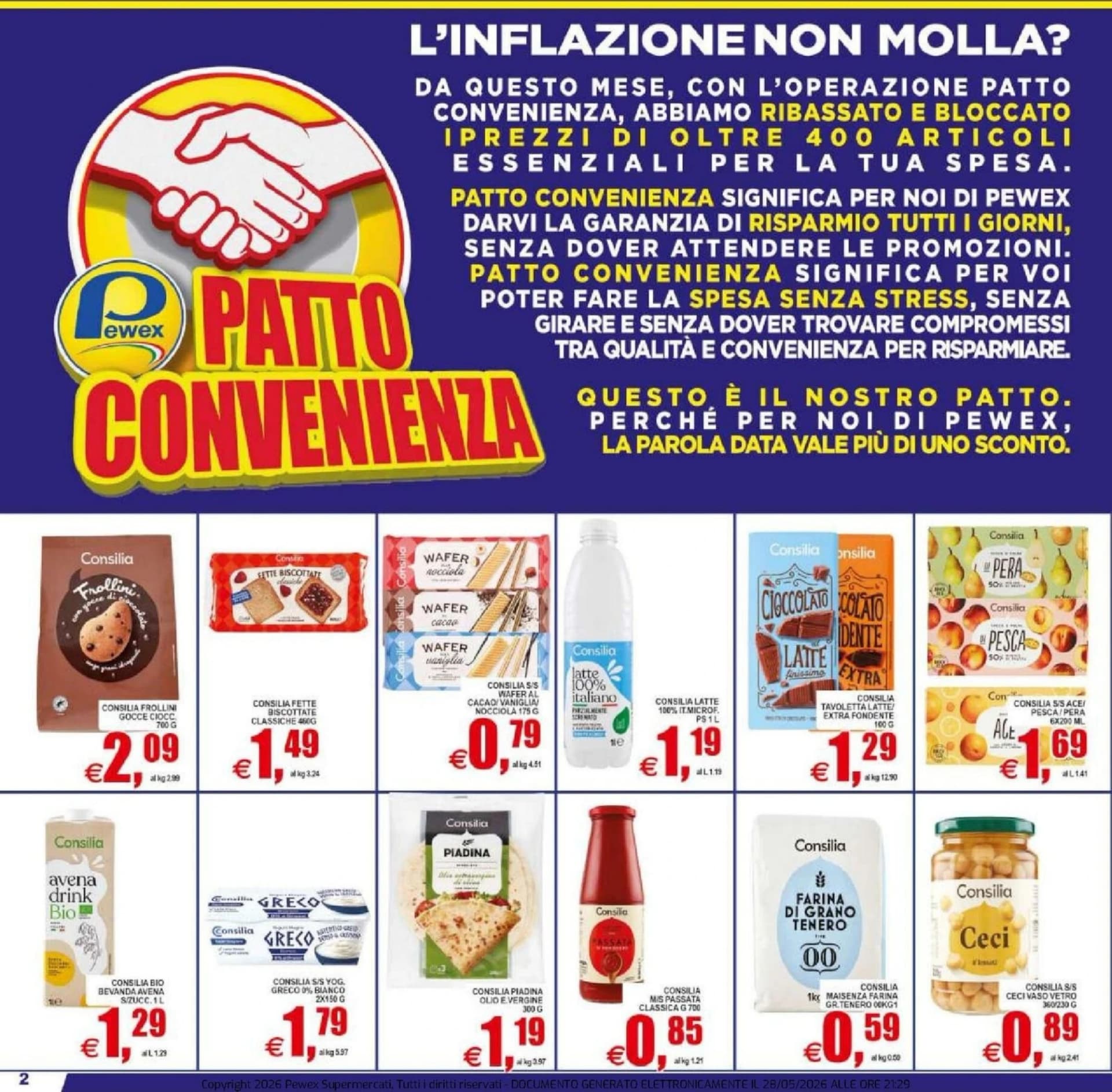 Pagina 2 - Anteprima Volantino Pewex: Offerte valide dal 29 Maggio al 9 Giugno 2026